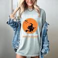 Halloween Teacher Witch Lets Eat Kids Punctuation Women's Comfort Colors T-Shirt Bay
