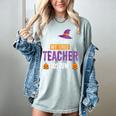 Halloween Teachers This Is My Tired Teacher Costume Women's Comfort Colors T-Shirt Bay