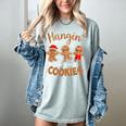 Hangin With My Cookies Gingerbread Women Christmas Teacher Women's Comfort Colors T-Shirt Bay Hangin With My Cookies Gingerbread Women Christmas Teacher Women's Comfort Colors T-Shirt Bay