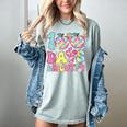 Happy 100th Day Of School 100 Days Brighter Teachers Kids Women's Comfort Colors T-Shirt Bay