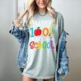 Happy 100th Day Of School Teachers 100 Days Of School Kids Women's Comfort Colors T-Shirt Bay