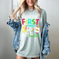 Happy First Day Of School Teacher Back To School Student Women's Comfort Colors T-Shirt Bay Happy First Day Of School Teacher Back To School Student Women's Comfort Colors T-Shirt Bay