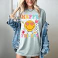 Happy Fri-Yay Groovy Teacher Friday Weekend Fri Yay Women's Comfort Colors T-Shirt Bay Happy Fri-Yay Groovy Teacher Friday Weekend Fri Yay Women's Comfort Colors T-Shirt Bay