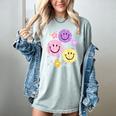 Happy To See Your Face Teacher Flower Back To School Women's Comfort Colors T-Shirt Bay