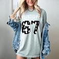 Haunted By 6 7 67 Six Seven Halloween Teacher Mom Women's Comfort Colors T-Shirt Bay