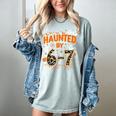 Haunted By 6-7 Halloween Math Teacher Joke Women's Comfort Colors T-Shirt Bay Haunted By 6-7 Halloween Math Teacher Joke Women's Comfort Colors T-Shirt Bay