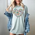 Heart Shape Art Teacher And Painting Sketching Artist Women's Comfort Colors T-Shirt Bay