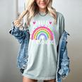 Hello Preschool Teacher Student Girls Rainbow Back To School Women's Comfort Colors T-Shirt Bay Hello Preschool Teacher Student Girls Rainbow Back To School Women's Comfort Colors T-Shirt Bay