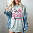 Hello Second Grade First Day Of School Coquette Teacher Girl Women's Comfort Colors T-Shirt Bay Hello Second Grade First Day Of School Coquette Teacher Girl Women's Comfort Colors T-Shirt Bay
