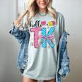 Hello TK Transitional Kindergarten Back To School Teacher Women's Comfort Colors T-Shirt Bay Hello TK Transitional Kindergarten Back To School Teacher Women's Comfort Colors T-Shirt Bay