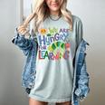 We Are Hungry For Learning Teacher Life Back To School Women's Comfort Colors T-Shirt Bay We Are Hungry For Learning Teacher Life Back To School Women's Comfort Colors T-Shirt Bay