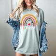IA Crew Instructional Assistant Rainbow Teachers Aide Women's Comfort Colors T-Shirt Bay IA Crew Instructional Assistant Rainbow Teachers Aide Women's Comfort Colors T-Shirt Bay