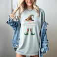 I'm The Science Teacher Elf Family Matching Group Christmas Women's Comfort Colors T-Shirt Bay