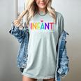 Infant Teacher Daycare Provider Childcare Teacher Women's Comfort Colors T-Shirt Bay