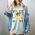 I Am Their Voice They Are My Heart Autism Awareness Teacher Women's Comfort Colors T-Shirt Bay I Am Their Voice They Are My Heart Autism Awareness Teacher Women's Comfort Colors T-Shirt Bay