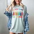 Its Okay To Feel All The Feels Mood Color Crayons Teacher Women's Comfort Colors T-Shirt Bay Its Okay To Feel All The Feels Mood Color Crayons Teacher Women's Comfort Colors T-Shirt Bay