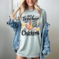 Just a Teacher Who Loves Chickens Chicken Farm Animal Lover Women's Comfort Colors T-Shirt Bay Just a Teacher Who Loves Chickens Chicken Farm Animal Lover Women's Comfort Colors T-Shirt Bay
