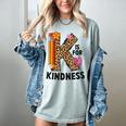 K Is For Kindness Unity Day Teacher Kids Women's Comfort Colors T-Shirt Bay K Is For Kindness Unity Day Teacher Kids Women's Comfort Colors T-Shirt Bay