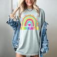 Kindergarten Rainbow Girls Boys Teacher First Day Of School Women's Comfort Colors T-Shirt Bay Kindergarten Rainbow Girls Boys Teacher First Day Of School Women's Comfort Colors T-Shirt Bay