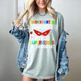 Kindergarten Teachers Are Just Superheroes In Disguise Women's Comfort Colors T-Shirt Bay Kindergarten Teachers Are Just Superheroes In Disguise Women's Comfort Colors T-Shirt Bay
