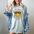 Lets Learn Today Shirt Smile Face 4K Teacher Back To School Women's Comfort Colors T-Shirt Bay