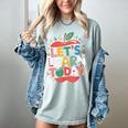 Let's Learn Today Teacher Motivational Back To School Women's Comfort Colors T-Shirt Bay