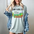 Can I Lick It Periodic Table Chart Science Teacher Women's Comfort Colors T-Shirt Bay Can I Lick It Periodic Table Chart Science Teacher Women's Comfort Colors T-Shirt Bay