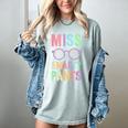 Little MISS SMARTY PANTS School Grad Teacher Last Day Women's Comfort Colors T-Shirt Bay