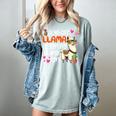 Llama Learning Teachers Students Alpaca Lover Back To School Women's Comfort Colors T-Shirt Bay