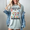 Love Job For Little Reasons Daycare Teacher Graphic Women's Comfort Colors T-Shirt Bay Love Job For Little Reasons Daycare Teacher Graphic Women's Comfort Colors T-Shirt Bay