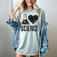 I Love Science Lover Teacher Scientist Sciences Women's Comfort Colors T-Shirt Bay