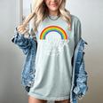 Luckiest Teacher Ever Rainbow- St Patricks Day Teacher Women's Comfort Colors T-Shirt Bay Luckiest Teacher Ever Rainbow- St Patricks Day Teacher Women's Comfort Colors T-Shirt Bay