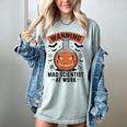 Mad Scientist Pumpkin Science Teacher Halloween Costume Kids Women's Comfort Colors T-Shirt Bay Mad Scientist Pumpkin Science Teacher Halloween Costume Kids Women's Comfort Colors T-Shirt Bay