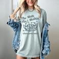 The Math Ain't Mathing Math Teacher Sarcastic Raccoon Women's Comfort Colors T-Shirt Bay