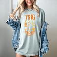 Math Teacher Nerd Student Halloween Trig Or Treat Women's Comfort Colors T-Shirt Bay Math Teacher Nerd Student Halloween Trig Or Treat Women's Comfort Colors T-Shirt Bay