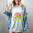 Math Teachers Love Brains Zombie Teacher School Halloween Women's Comfort Colors T-Shirt Bay