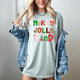 Be Merry Be Jolly Be Kind Merry Christmas Teacher Xmas Pjs Women's Comfort Colors T-Shirt Bay Be Merry Be Jolly Be Kind Merry Christmas Teacher Xmas Pjs Women's Comfort Colors T-Shirt Bay
