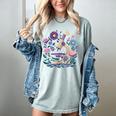 Microscope Flower Butterfly Biology Science Teacher Student Women's Comfort Colors T-Shirt Bay Microscope Flower Butterfly Biology Science Teacher Student Women's Comfort Colors T-Shirt Bay