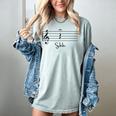 Music Notes Shirt Shh Quarter Fermata Teacher Women's Comfort Colors T-Shirt Bay Music Notes Shirt Shh Quarter Fermata Teacher Women's Comfort Colors T-Shirt Bay