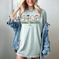 Music Teacher Christmas Holiday Wnter Music Instructor Women's Comfort Colors T-Shirt Bay