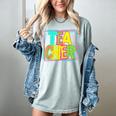 Neon Retro Teacher Cute Teacher Team New Teacher Back To Sch Women's Comfort Colors T-Shirt Bay
