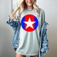 Nerdy Captain Sweatpants Retro Comic Book Fan Teacher Women's Comfort Colors T-Shirt Bay