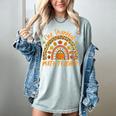 One Thankful Math Teacher Thanksgiving Autumn Fall Rainbow Women's Comfort Colors T-Shirt Bay One Thankful Math Teacher Thanksgiving Autumn Fall Rainbow Women's Comfort Colors T-Shirt Bay