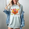 One Thankful Teacher Turkey Thanksgiving Teaching Women's Comfort Colors T-Shirt Bay One Thankful Teacher Turkey Thanksgiving Teaching Women's Comfort Colors T-Shirt Bay