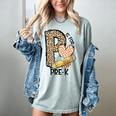 P Is For Pre K Teacher Leopard First Day Of School For Men Women Girls Kids Women's Comfort Colors T-Shirt Bay P Is For Pre K Teacher Leopard First Day Of School For Men Women Girls Kids Women's Comfort Colors T-Shirt Bay