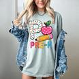 P Is For Pre K Teacher Student Pencil Apple Back To School Women's Comfort Colors T-Shirt Bay P Is For Pre K Teacher Student Pencil Apple Back To School Women's Comfort Colors T-Shirt Bay