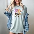 PE Teacher Coach Coquette Ghost Halloween Physical Education Women's Comfort Colors T-Shirt Bay