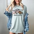 Peace Love Coffee Science Teacher Women's Comfort Colors T-Shirt Bay