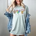Peace Love Montessori Daycare Teacher Appreciation Women's Comfort Colors T-Shirt Bay