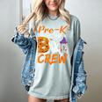 Pre K Boo Crew Teacher Student Halloween Pre Kindergarten Women's Comfort Colors T-Shirt Bay